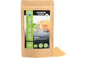 Alpi Nature Galanga Poudre BIO 100g, Racine de Galanga Moulue pour Assaisonnement
