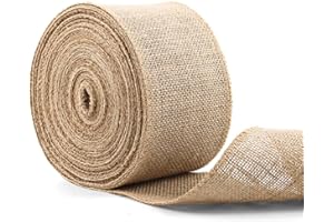 SLAKOZYT Taśma jutowa o szerokości 10 cm, taśma jutowa, rolka 20 m, ochrona przed mrozem i wilgocią, naturalna taśma do ochrony przed zimą, opakowanie prezentowe, dekoracja ogrodu