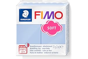 STAEDTLER FIMO Soft - Pain pâte à modeler 57 Grammes - Bleu sérénité - 8020-T31