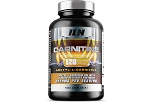 IRON LABS NUTRITION Acetyl L Carnitine Capsules - 2000mg Acetyl L-Carnitine x 30 Servings - Carnitine Plus 6 Added Nutrients (120 Vegetarian Capsules)