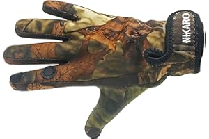 Nikaro Neoprene Camo Glove for Paintballing Fishing Photographing Outdoor Activities