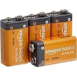 Amazon Basics - Batterie alcaline per uso quotidiano, 9V, confezione da 4 (l’aspetto potrebbe variare dall’immagine)