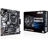 ASUS PRIME B450M-K II, Scheda madre micro ATX AMD B450 (Ryzen AM4) con supporto M.2, HDMI/DVI-D/D-Sub, SATA 6 Gbps, 1 Gb Ethe