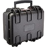 Amazon Basics Hard Camera Case, Small, Black, Solid