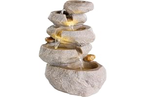 KAEMINGK Fountain Waterfall with rocks and LED Lights