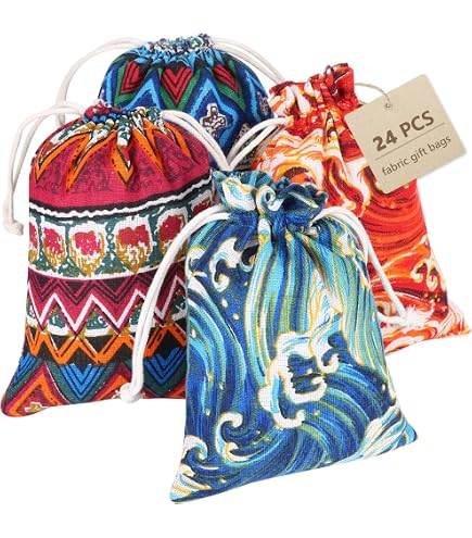 PLECUPE 10 Pezzi Sacchetti Juta,Sacchetti di Iuta 20x30 cm,Sacchetti Regalo con Coulisse,Vintage Biancheria Borse Borse da Regalo Tela da Imballaggio Sacchetto dei Monili Candy Bags,Casuale