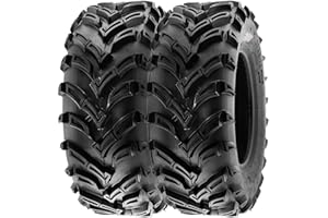 SunF A024 25x8-12 25x8x12 Quad ATV UTV SxS Reifen A/T Schlamm Pfad 6PR TL 65J E4 Ersatzreifen, Satz von 2 Stück
