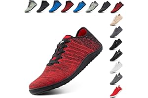 Hitmars Barefoot Shoes for Mens Womens Outdoor Lightweight Trail Running Minimalist Zero Drop Shoes Barefoot Trainers Breathable Walking Shoes 4-12 UK