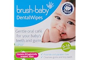 BRUSH-BABY Toallitas de bebé cepillo dental