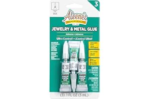 Aleene's Jewelry & Metal Glue Mini 3 Pack, Original Version