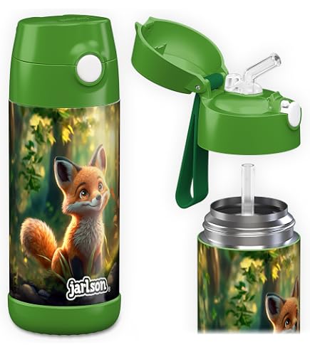 6 Ersatz-Trinkhalme Mit Bürste Für Ello Colby Kids Edelstahlflasche – BPA-frei & Wiederverwendbar