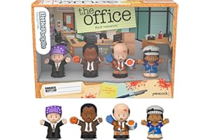 Little People Collector The Office Best Moments from US TV Show Special Edition Set for Adults & Fans in Display Box, 4 Figures, HVG56