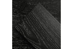 ATOPOSE GREEN SURFACE SOLUTIONS ATOPOSE Black Self Adhesive Vinyl Flooring | 36 - Pack 5.02 m² - Nero | Wood Look Planks| Peel and Stick Waterproof for Bedroom Living Room Kitchen Laundry Room Indoor Residential Area