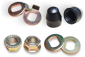 EVARGOS EBIKE E-bike Hub Motor Axle M14/M12 Lock Nut/lock Washer/spacer/nut Cover Kit Electric Bike Nut Set Hub 250w-3000w