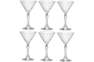 COSECHA PRIVADA Bormioli Rocco America Lot de 6 verres à pied Martini Small, 15,5 cl