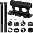 Belle Vous Versatile Bike Carrier Fork Mount Block - Quick Release Bicycle Car Roof Carrier Rack - Thru Axle Bike Fork Holder with Removable Fittings for Truck Bed, Car Roof and Trailer