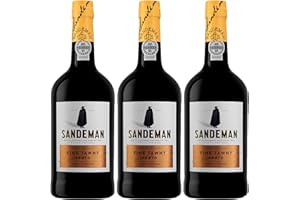 BODEGAS LAN, S.A. Tinto Porto Sandeman Tawny (DOC Porto) - 3 botellas de 750 ml - Total: 2250 ml