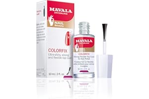 Mavala - Fixateur Colorfix Ultra-Brillant pour Vernis à Ongles - Top Coat Transparent Renforcé Acryl Dur et Flexible - Protection Durable contre l’Écaillement - 10ml