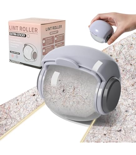 Rullo Levapelucchi Pinguino In Silicone - Riutilizzabile, Lavabile, Per Vestiti E Superfici (Blu)