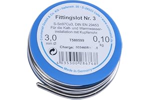 Cornat T580599 Fil de Soudure 100 GR 97%, Multicolore