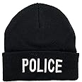 Black Duck Brand 9" Embroidered Police Cuffed Beanie/Skull Cap