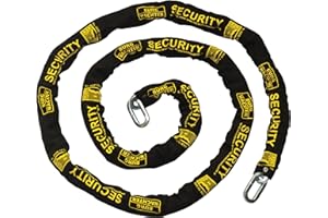 BURG-WÄCHTER Burg-Wachter GKM 10/300 10mm Sold Gold Security Chain, Black, 3M