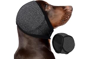 MIYANVUO Hunde Ohrenschützer Mit Geräuschunterdrückung | Elastische Umwicklung Mit Schalldämmung - Elastischer Gehörschutz Für Hunde - Für Geräuschblockierung, Beruhigung, Winter, Baden, Trocknen,