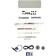 Electrobot Electronic Components Project Kit of Breadboard, Capacitor, Resistor, LED, Switch, Battery