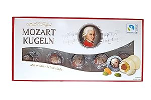 MAÎTRE TRUFFOUT Maitre Truffout Mozart Kugeln Mit Weißer Schokolade 200g