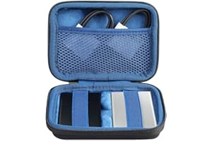 ‎CO2CREA co2CREA Hart Tasche für Samsung T7 Touch / T7 Portable SSD 500GB 1TB 2TB,case Etui Schutzhülle für 2 SSD und Kabel