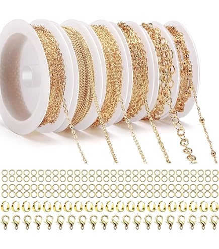 Kit De Perles Blanches BOMULEZG – Fabrication De Bracelets DIY Pour Filles Et Adultes – Bijoux à Enfiler