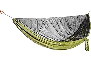 Cocoon Ultralight Mosquito Net Hammock, Single, Olive Green/Black