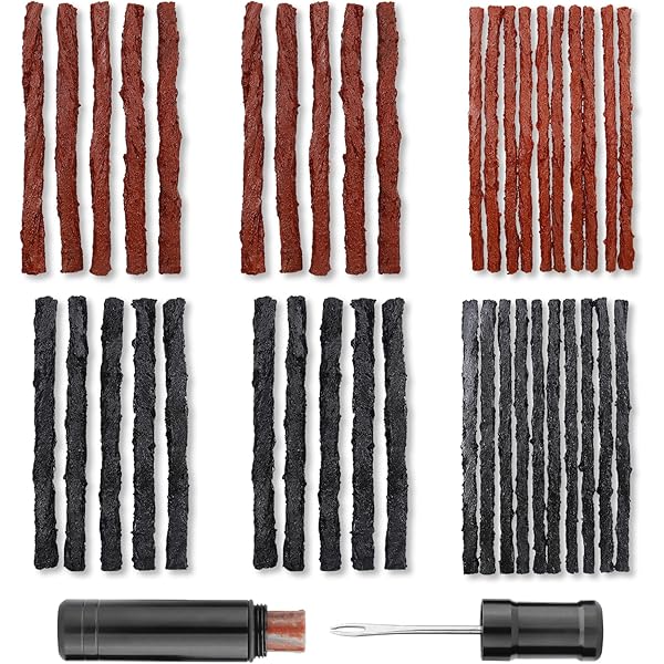 Kit Riparazione Tubeless Per MTB - 15 Strisce E Forchetta Per Forature - Foto 11