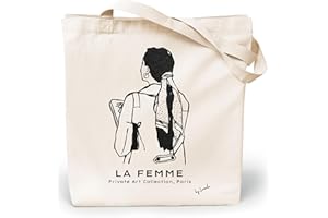 Loxato Tote Bag - Sac Tissu - Sac Fourre Tout Femme - Sac En Toile - Sac Tote Bag - Tote Bag Coton 100% - Sac Jute Extra Large 8cm - Sac Coton - Grand Tote Bag 35 x 42 x 8 cm