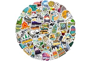 SANMATIC 100 adesivi avventura all'aria aperta per ragazzi per computer tazze adesivo custodia da viaggio casco moto bici