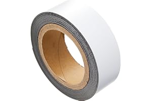 Durable 170902 Ruban Magnétique pour Etiquetage et Marquage Blanc Sécable Résistant L5 m x l40 mm