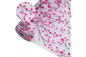 HOME DIRECT Tappetino per cassetti impermeabile Tappetini Non-adesivo EVA Plastica Rotolo per Mensola Cassetto Frigorifero Tavolo Mobile Cucina Lavello Ripiani, Ritagliabili 44cm x 200cm rosso bianco trasparente