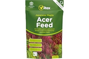 VITAX LTD Vitax Acer Feed, Suitable For All Japanese Maple In Borders, Pots & Containers, Promotes For Strong Healthy Growth: 0.9Kg Pouch
