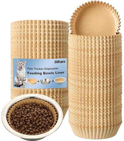 Ciotole Usa E Getta Per Gatti - 100 Pezzi Ispessiti, Impermeabili Per Cibo Umido E Secco - Foto 14