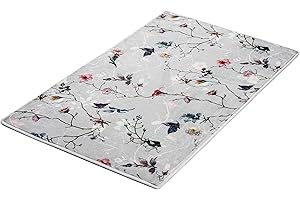 Kleine Wolke Dywan łazienkowy Flores, kolor: wielokolorowy, materiał: 100% poliester, wymiary: 70 x 120 cm