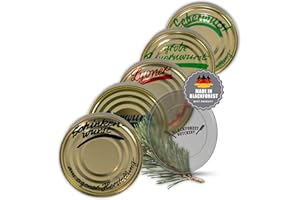 Schwarzwald Metzgerei: 5x Dosen Wurstspezialitäten im Set – mit Frischedeckel - 5x 400g Wurstkonserven - Lyoner, Leberwurst, Schinkenwurst, Bierwurst grobe Bauernwurst – mit 1 Jahr MHD lange haltbar