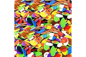Craft Foam Self Adhesive 200 pcs Assorted Colours and Shapes by Amazing Arts and Crafts