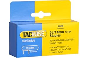Tacwise 0338 Punti Galvanizzati, Tipo 53/14 mm, Confezione da 2000
