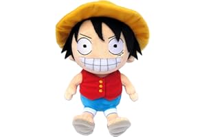 SAKAMI One Piece - Luffy/Ruffy - Peluche Figurine (25cm) - Original & Licensed Manga Anime Ruffy Peluche