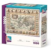 Yappuzz Old World Map 1000 Piece Puzzle