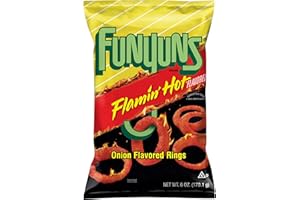Funyuns Flamin' Hot Rings, Onion Flavored Rings, 6 Oz