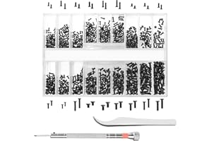 JALAN 630 Pcs Tiny Micro Repair Screw Kit with Screwdriver for Spectacles, Laptop, Jewelry - Convenient Easy Carry