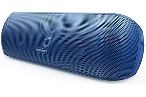 Soundcore Motion+ głośnik Bluetooth z Hi-Res, 30 W, audio, bassup, rozszerzony bas i wysokie tony, bezprzewodowy przenośny głośnik Hi-Fi, z aplikacją, konfigurowalny EQ, 12 godzin odtwarzania, wodoodporność 12H i USB-C, do domu, do biura