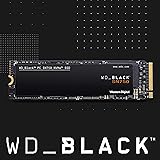 Western Digital WD Black SN750 NVMe SSD interne Festplatte 500 GB (Gaming SSD, 3430 MB/s Lesegeschwindigkeit, schlankes Design, NVMe SSD-Performance, WD Black SSD Dashboard) schwarz
