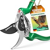 GR&Uuml;NTEK Hand Pruning Shears Gardening Scissors 215mm | Universal Pruning Shears - Bypass Collecting Shears - Green - Japanese